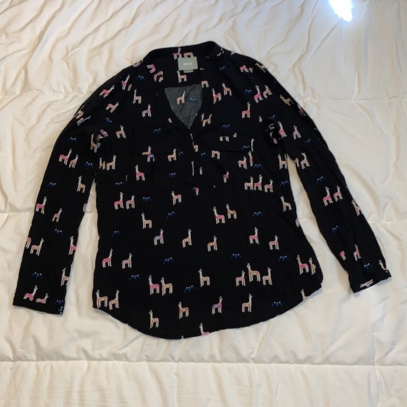 Anthropologie Maeve Alpaca Blouse - Women’s Size 0 - Picture 2 of 11